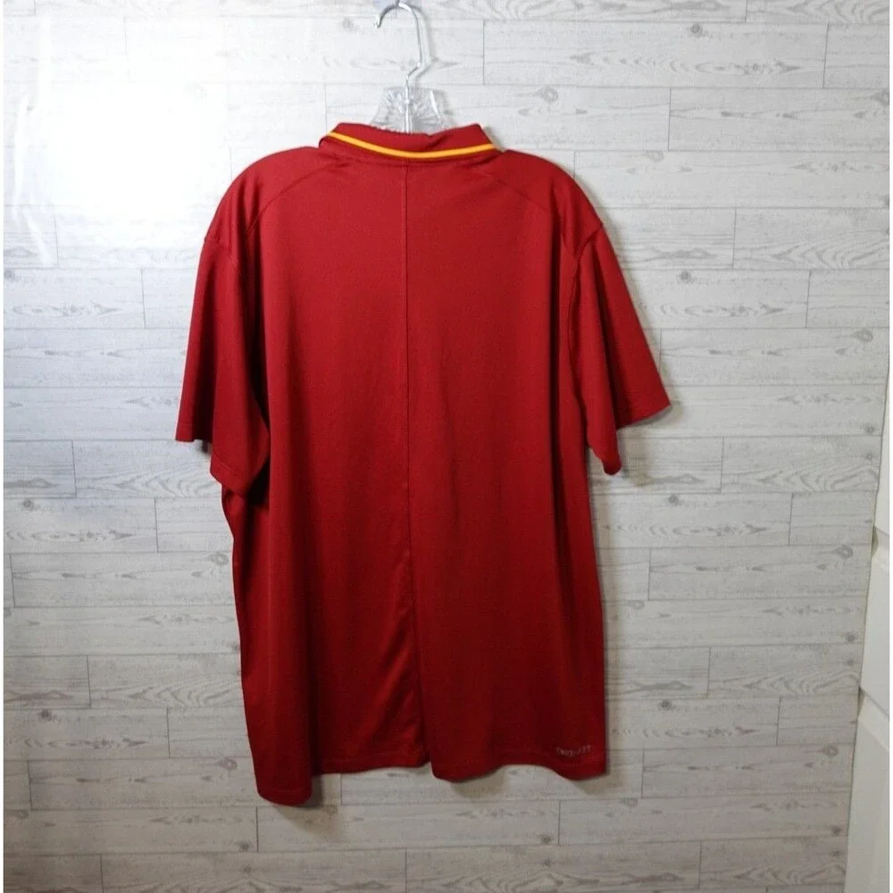 Nike Dri-Fit USC SC Trojans Performance Golf Polo Shirt Men's XL